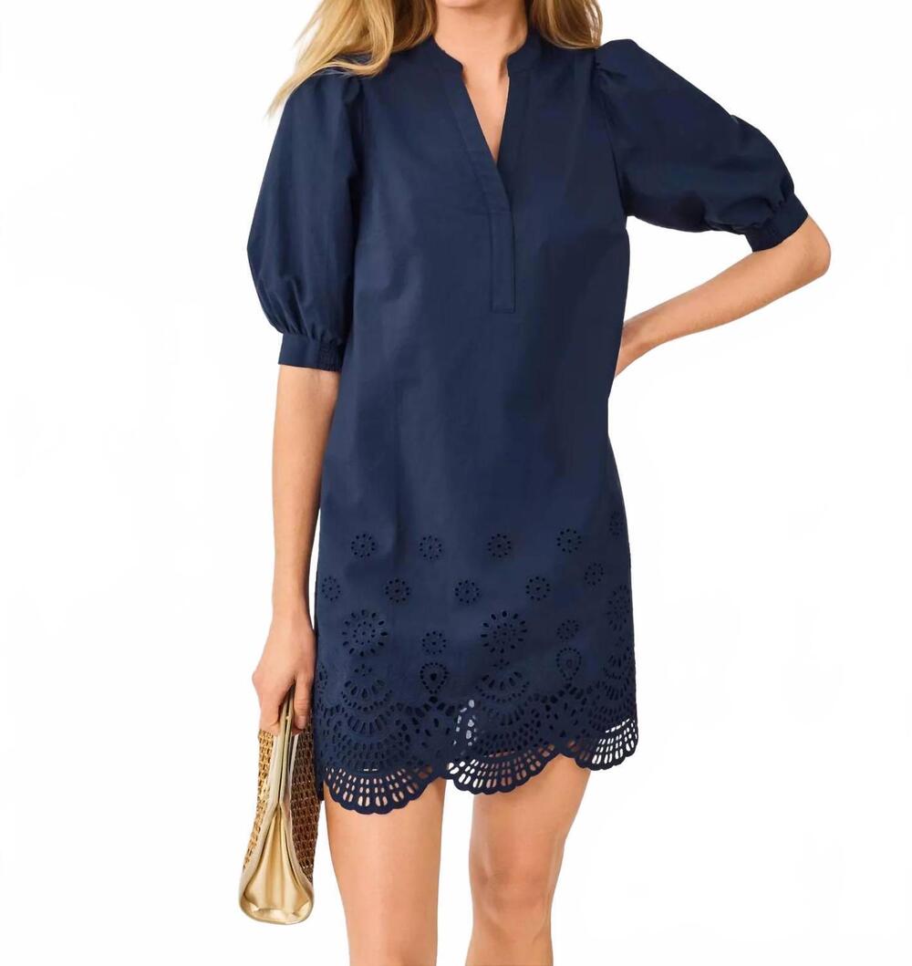 NEW LILLY PULITZER mialeigh linen dress in navy